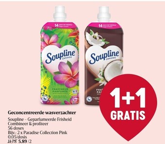 Delhaize Geconcentreerde wasverzachter aanbieding