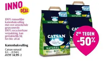 Delhaize Kattenbakvulling catsan natural aanbieding