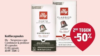Delhaize Koffiecapsules illy aanbieding
