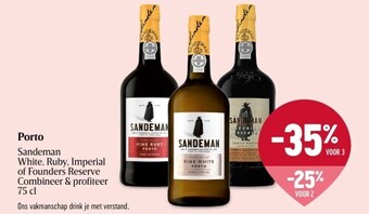 Delhaize Porto sandeman aanbieding