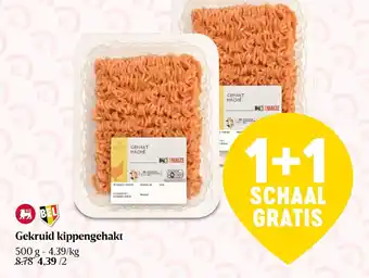 Delhaize Gekruid kippengehakt 500g aanbieding