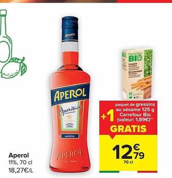 Carrefour Market Aperol 11% aanbieding