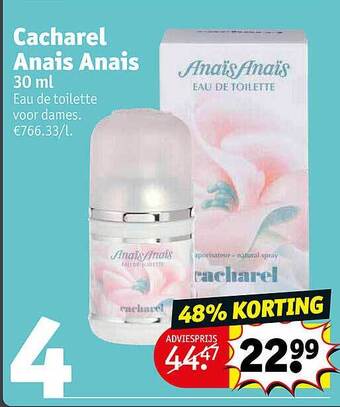 Kruidvat Cacharel anaïs anaïs aanbieding
