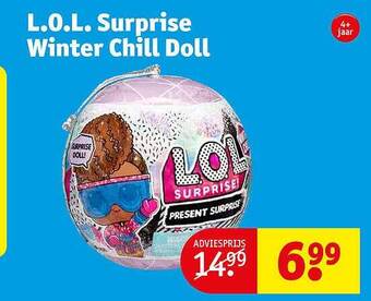 Kruidvat L.o.l surprise winter chill doll aanbieding