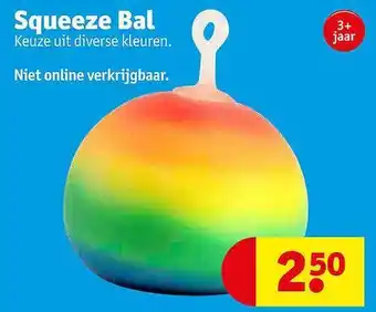 Kruidvat Squeeze bal aanbieding