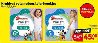 Kruidvat Kruidvat volumedoos luierbroekjes aanbieding