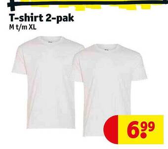 Kruidvat T-shirt 2-pak aanbieding