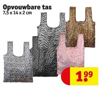 Kruidvat Opvouwbare tas aanbieding