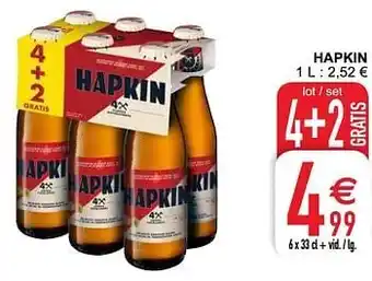 Cora Hapkin 1 L 4 + 2 gratis aanbieding
