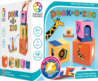 Bol.com Smartgames peek-a-zoo - educatief spel - 48 opdrachten aanbieding