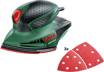 Bol.com Bosch psm 100 a multischuurmachine - op snoer - 100 w - incl. 30 schuurvellen aanbieding