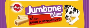 Bol.com Pedigree jumbone hondensnacks maxi - rund & gevogelte - 12 stuks aanbieding