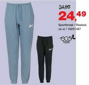 Bristol Sportbroek - reebok aanbieding