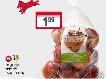 Delhaize De gekke appelen aanbieding