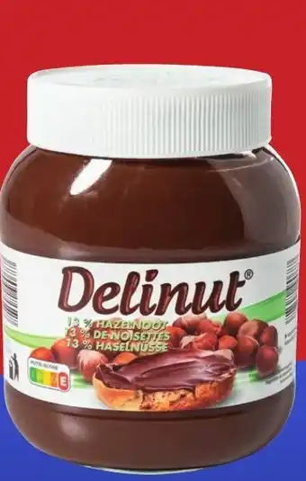 ALDI Delinut hazelnootpasta aanbieding