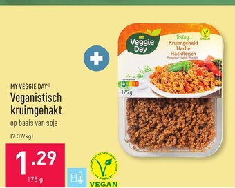 ALDI My veggie day veganistisch kruimgehakt 175g aanbieding