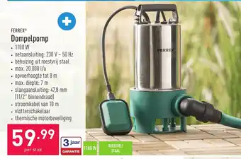 ALDI Ferrex dompelpomp per stuk aanbieding