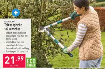 ALDI Gardenline telescopische takkenschaar per stuk aanbieding