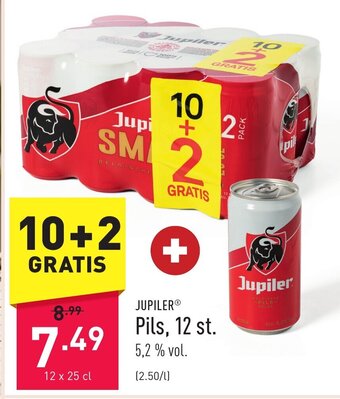 ALDI Jupiler pils 12 x 25cl aanbieding