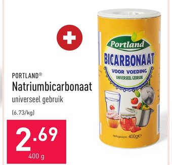 ALDI Portland natriumbicarbonaat 400g aanbieding