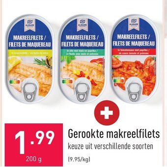 ALDI Gerookte makreelfilets 200g aanbieding