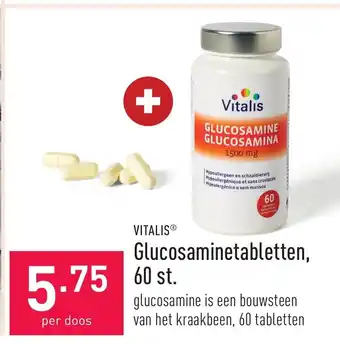 ALDI Vitalis glucosaminetabletten per doos aanbieding