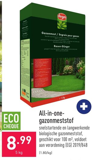 ALDI All-in-one gazonmeststof 5kg aanbieding