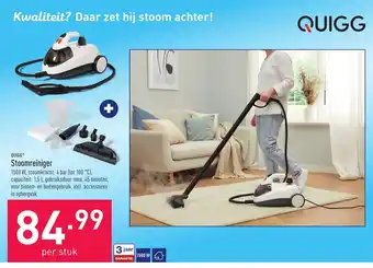 Quigg stoomreiniger per stuk