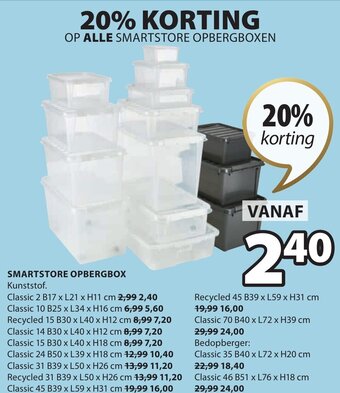 Jysk Smartstore Opbergbox aanbieding