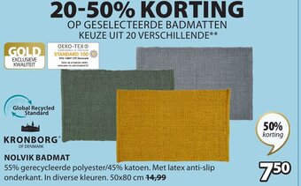 Jysk Kronborg Nolvik Badmat aanbieding