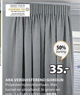 Jysk Ara Verduisterend Gordijn aanbieding