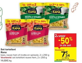 Set tortelloni rana