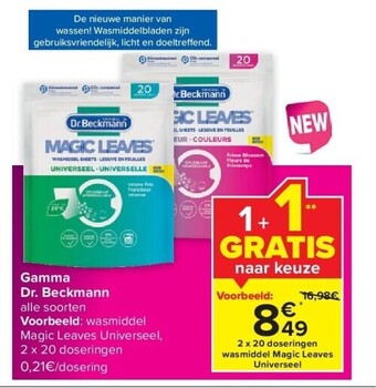 Carrefour Gamma dr. beckmann aanbieding