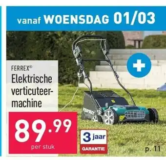 ALDI Elektrische verticuteermachine aanbieding