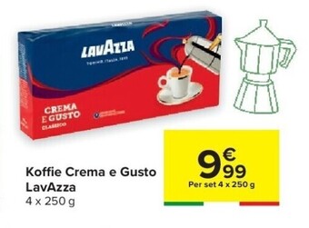 Carrefour Koffi e crema e gusto lavazza aanbieding