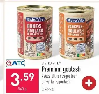 ALDI Premium goulash aanbieding