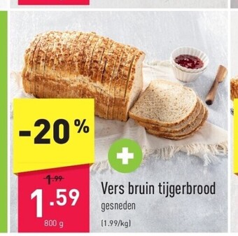 ALDI Vers bruin tijgerbrood aanbieding