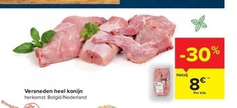 Carrefour Versneden heel konijn aanbieding