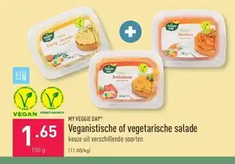 ALDI Veganistische of vegetarische salade aanbieding