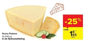 Carrefour Grana padano aanbieding