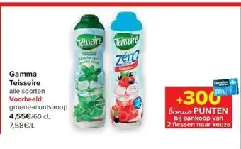 Carrefour Gamma teisseire aanbieding