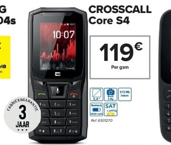 Carrefour Crosscall core s4 aanbieding