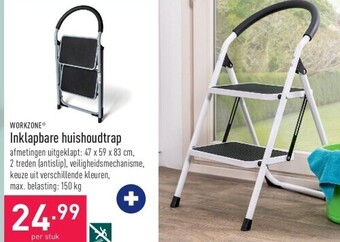 ALDI Inklapbare huishoudtrap aanbieding