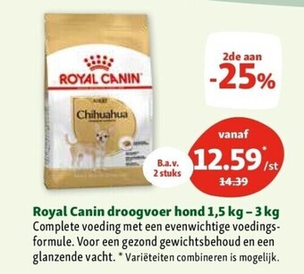 Royal canin droogvoer hond 1,5 kg - 3 kg
