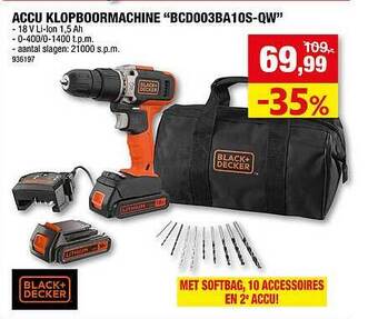 Hubo Accu klopboormachine aanbieding