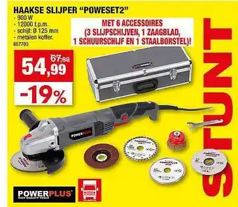 Hubo Haakse slijper aanbieding
