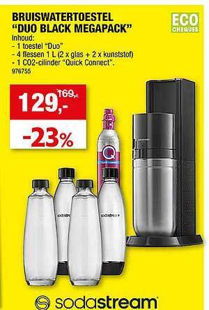 Hubo Bruiswatertoestel duo black megapack aanbieding