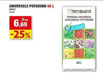 Hubo Universele potgrond aanbieding