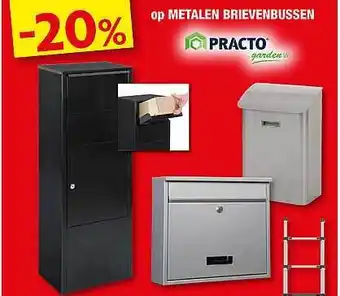 Hubo Metalen brievenbussen aanbieding
