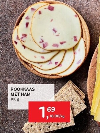 Alvo Rookkaas met ham 100 g aanbieding